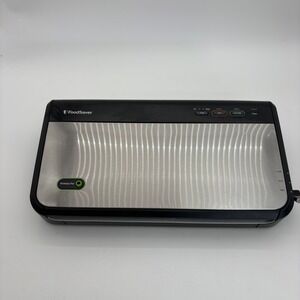 FoodSaver FM2435-ECR Vacuum Sealer Machine Stainless Steel with Roll Storage